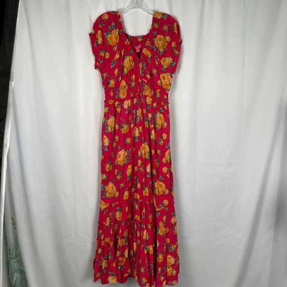Betsy Johnson Vintage Inspired Floral Maxi Dress - Picture 2 of 12